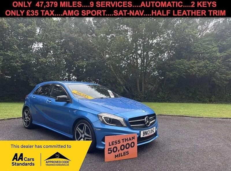 Blue Used 2013 Mercedes A180 AMG Hatchback | £9,995 (Fair price) - Image 1/3
