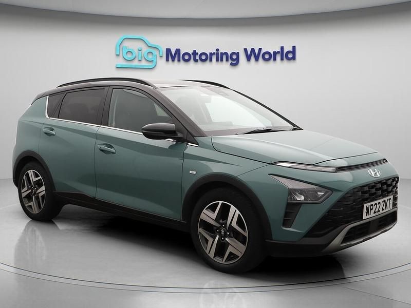 Green Used 2022 Hyundai Bayon Ultimate SUV | £14,700 (Fair price) - Image 1/4