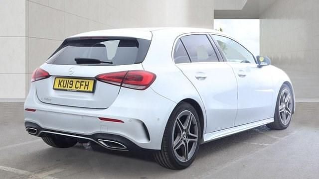 Used Mercedes A180 AMG Line Premium 116 HP (85 kW) 2019 Silver Hatchback