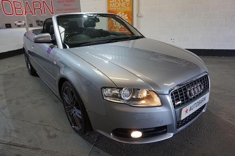 Used Audi A4 Cabriolet S-Line 140 HP (102 kW) 2009 Silver Cabriolet