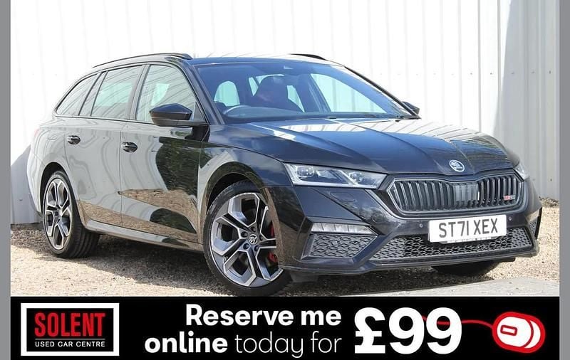 Used Skoda Octavia vRS 245 HP (180 kW) 2022 Black Estate