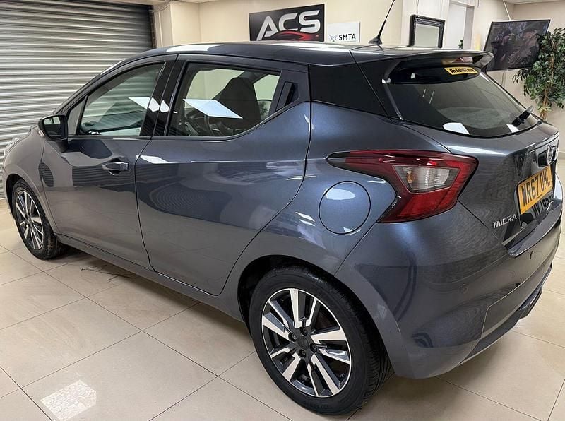 Used Nissan Micra Acenta 90 HP (66 kW) 2018 Grey Hatchback