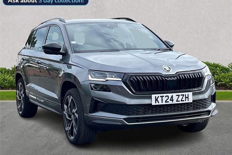 Grey Used 2024 Skoda Karoq SportLine SUV | £30,179 (Fair price) - Image 1/4