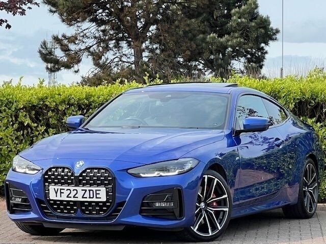 Blue Used 2022 BMW 430 M Sport Coupe | £33,995 - Image 1/4