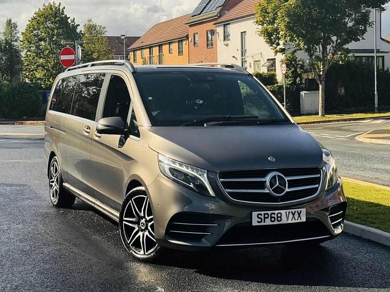 Grey Used 2018 Mercedes V250 AMG line MPV | £20,000 (A bit pricey) - Image 1/4