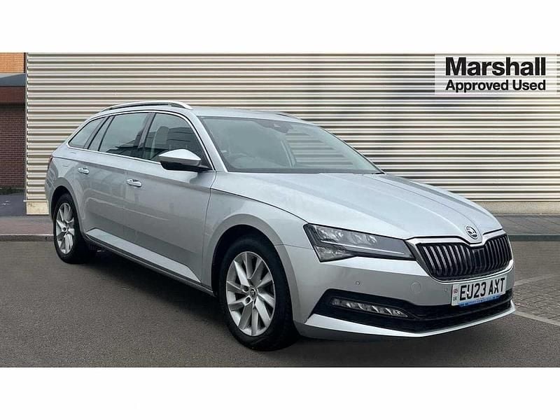 Silver Used 2023 Skoda Superb SE Estate | £22,790 (Fair price) - Image 1/4