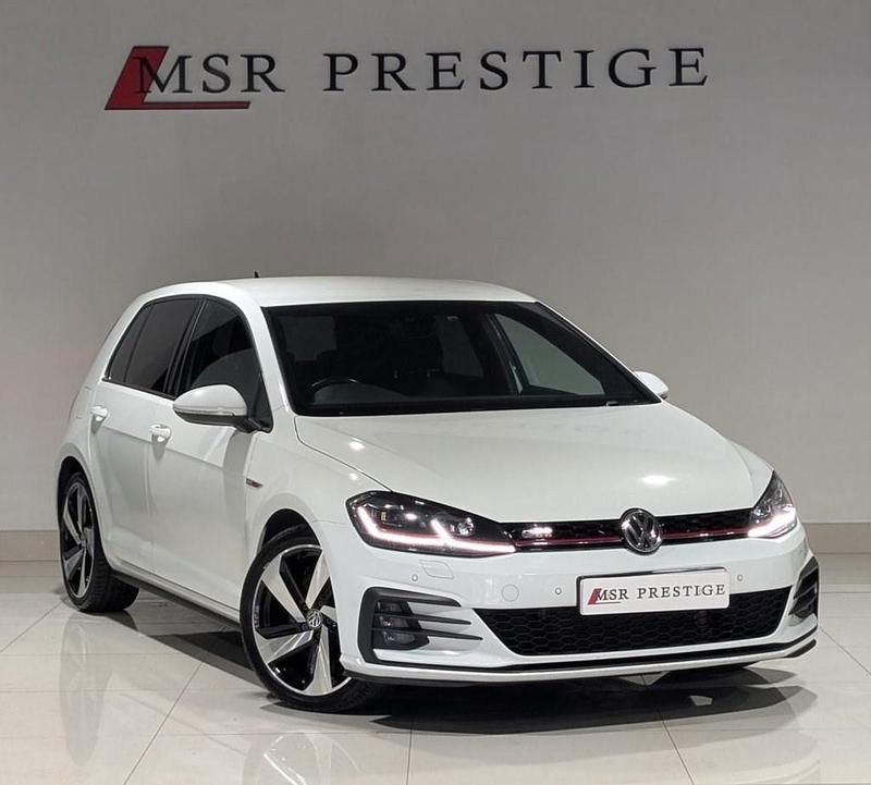 White Used 2018 VW Golf VII GTI Hatchback | £17,750 (Fair price) - Image 1/4