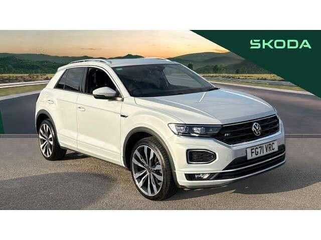 Silver Used 2021 VW T-Roc R-line SUV | £19,650 (Good price) - Image 1/4