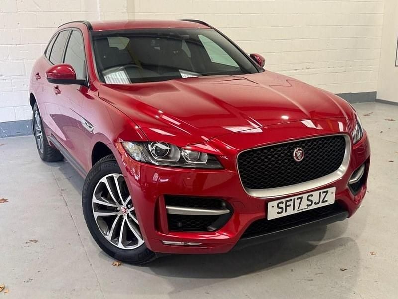 Red Used 2017 Jaguar F-Pace R-Sport SUV | £13,980 (Good price) - Image 1/4