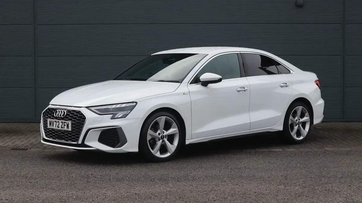Used Audi A3 S-Line 2022 White Sedan