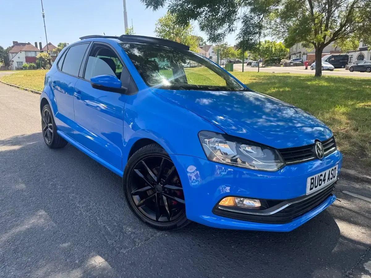 Used VW Polo SEL 2014 Blue Hatchback