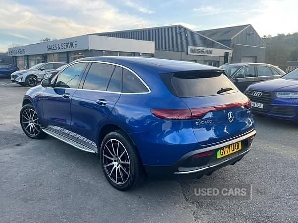 Used Mercedes EQC400 AMG line 300 kW (408 HP) 2022 Blue SUV