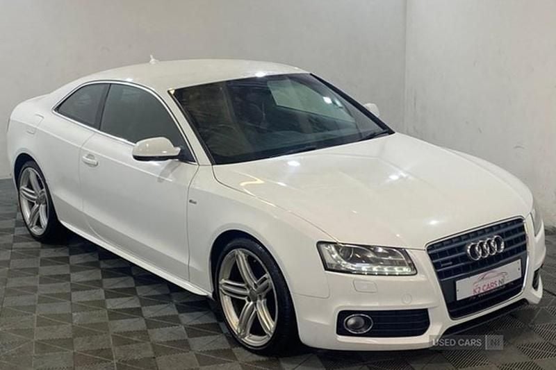 White Used 2010 Audi A5 S-Line Coupe | £4,990 (A bit pricey) - Image 1/1