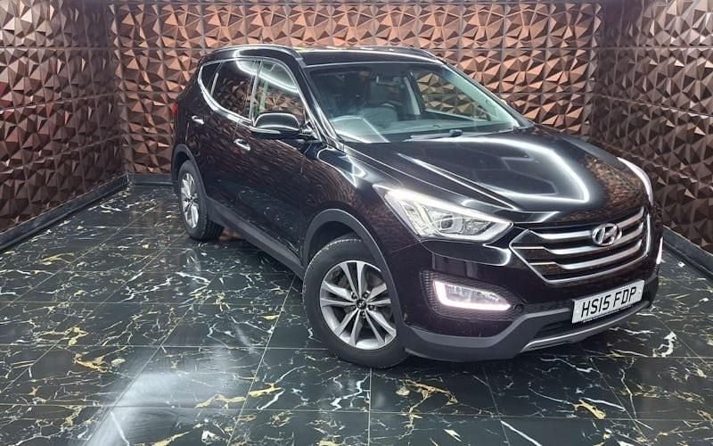 Black Used 2015 Hyundai Santa Fe Premium SUV | £6,599 (Good price) - Image 1/4