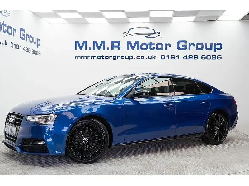 Used Audi A5 Sportback Advanced 190 HP (139 kW) 2016 Blue Hatchback