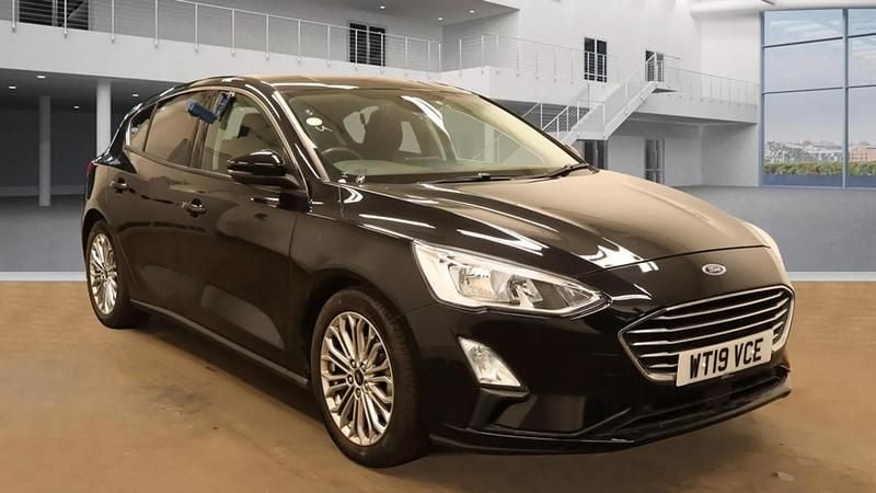 Black Used 2019 Ford Focus Titanium X Hatchback | £12,799 (Fair price) - Image 1/2
