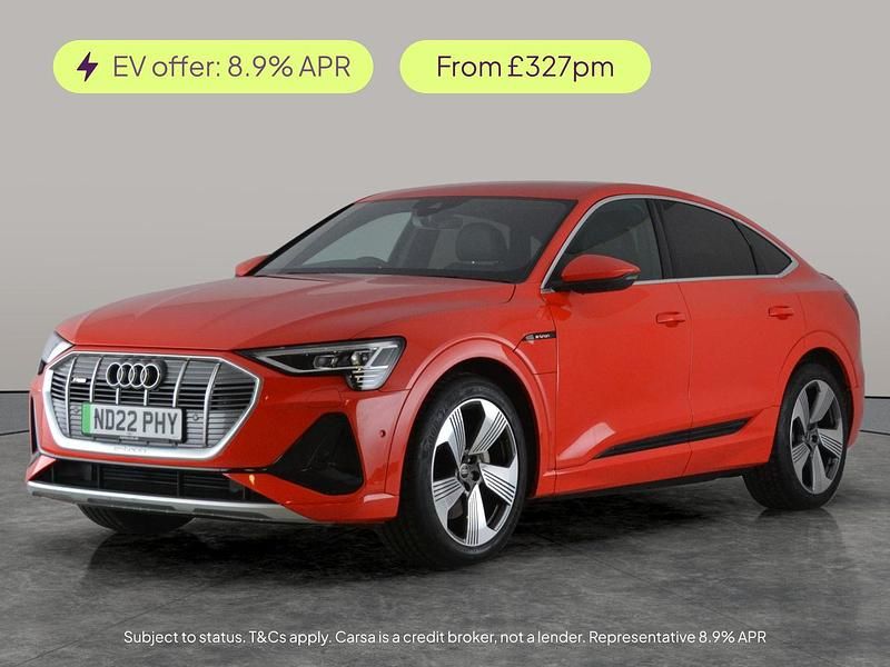 Red Used 2022 Audi e-tron S-Line SUV | £22,241 (Super price) - Image 1/4