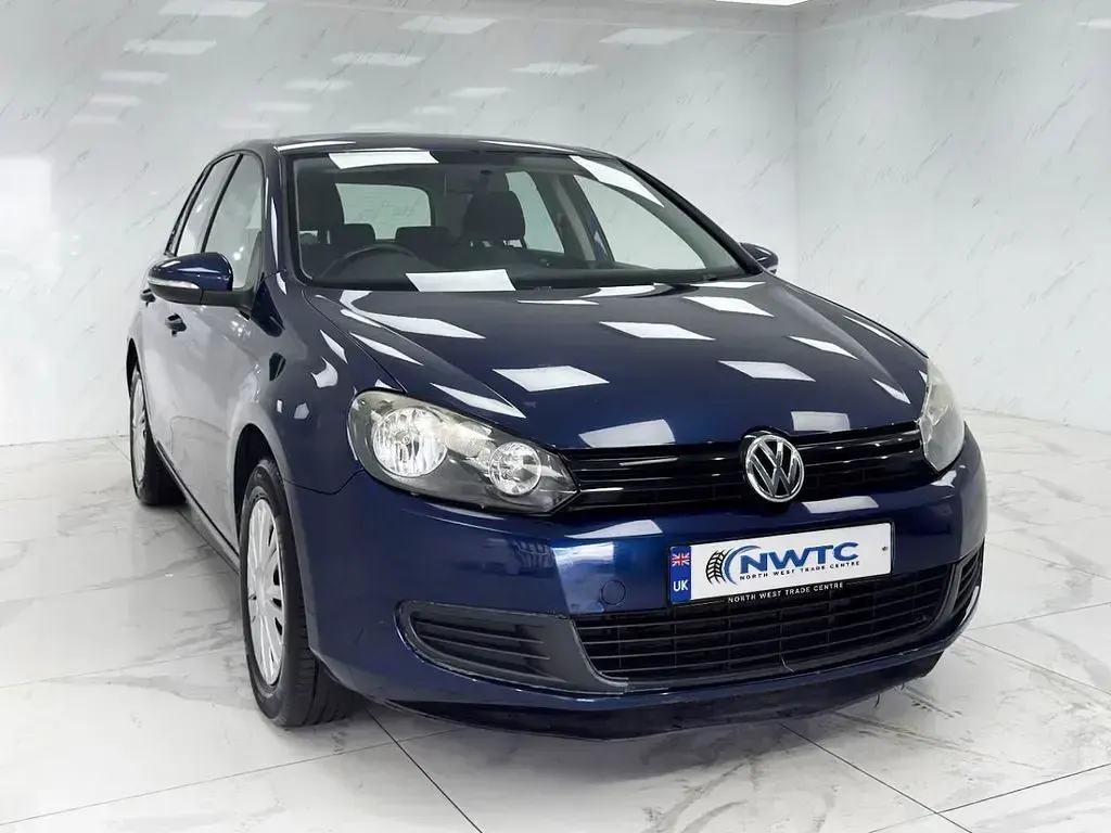 Used VW Golf VI S 80 HP (58 kW) 2010 Blue Hatchback