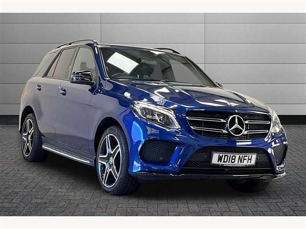Blue Used 2018 Mercedes GLE250 AMG SUV | £22,950 (Fair price) - Image 1/2