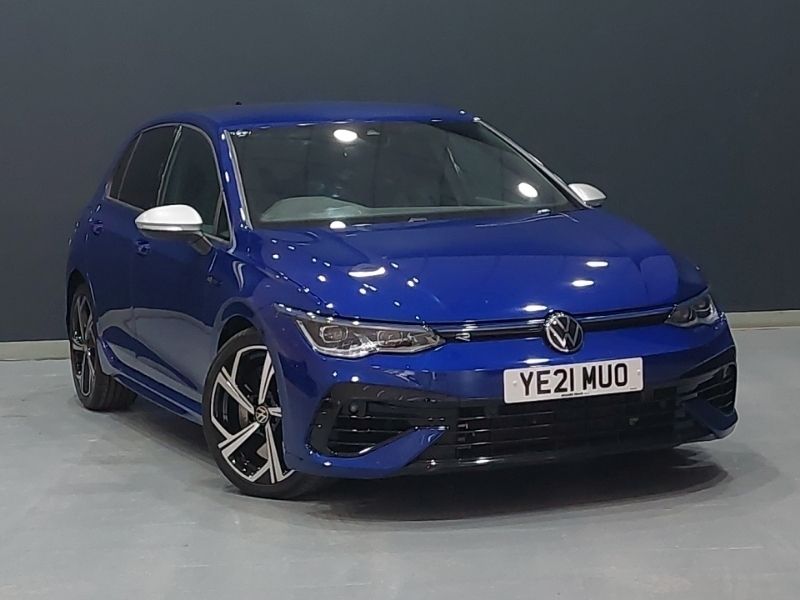 Blue Used 2021 VW Golf VIII R Hatchback | £32,498 (Expensive) - Image 1/4