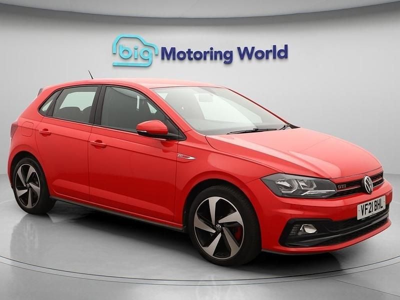 Red Used 2021 VW Polo GTI Hatchback | £18,000 (Good price) - Image 1/4