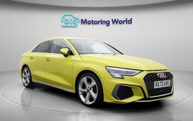 Used Audi A3 S-Line 110 HP (80 kW) 2024 Yellow Sedan