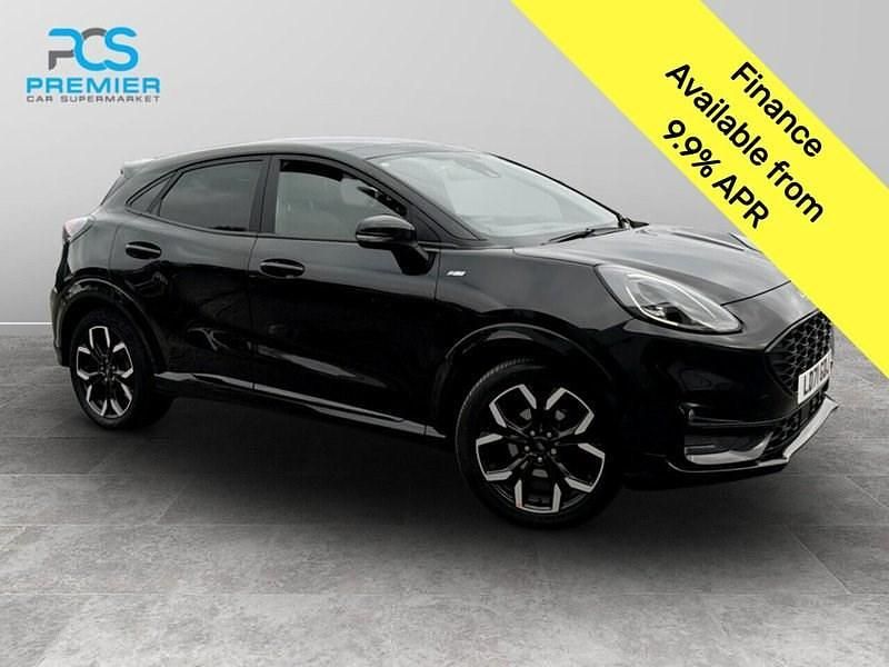 Black Used 2021 Ford Puma Gen-E ST-Line X Hatchback | £12,895 (Fair price) - Image 1/3