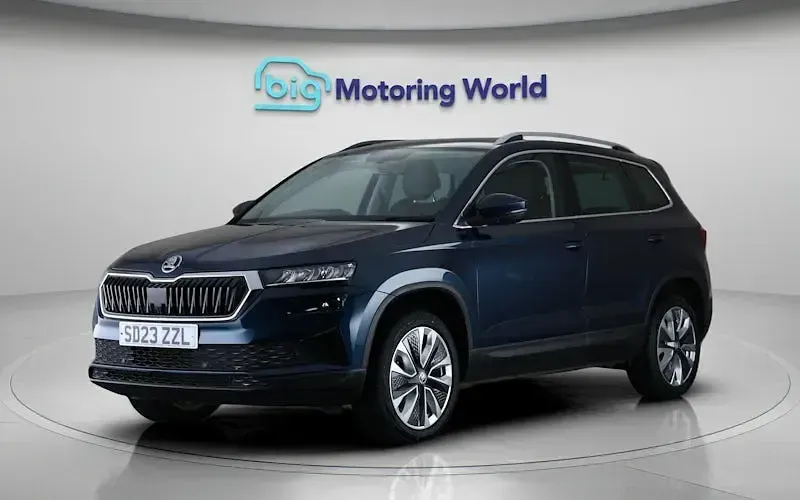 Used Skoda Karoq SE L 116 HP (85 kW) 2023 Blue SUV
