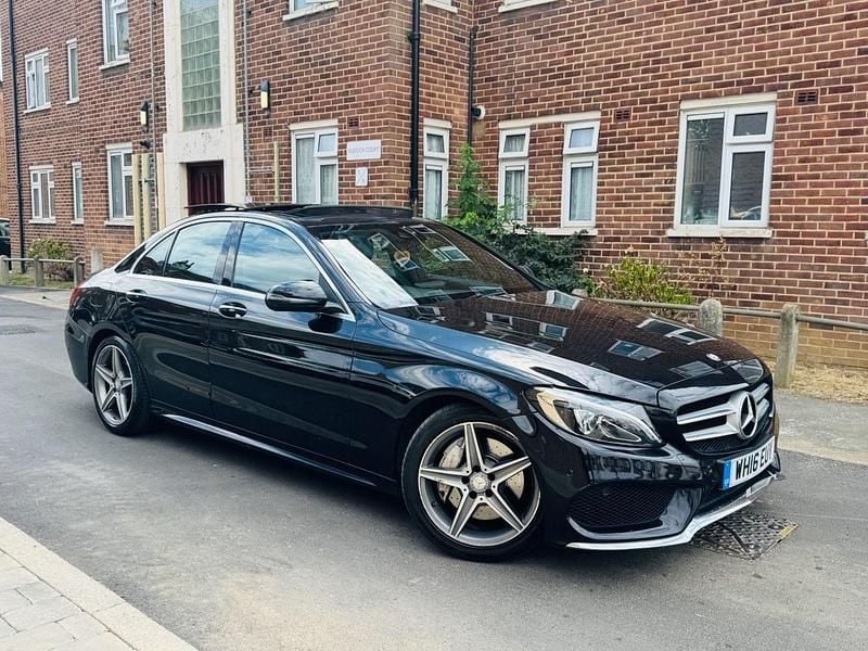 Black Used 2016 Mercedes C250 AMG Line Premium Plus Sedan | £9,790 (Super price) - Image 1/4