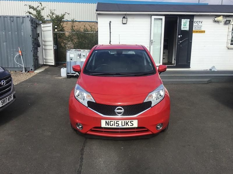 Used Nissan Note Acenta Premium 90 HP (66 kW) 2015 Red Hatchback