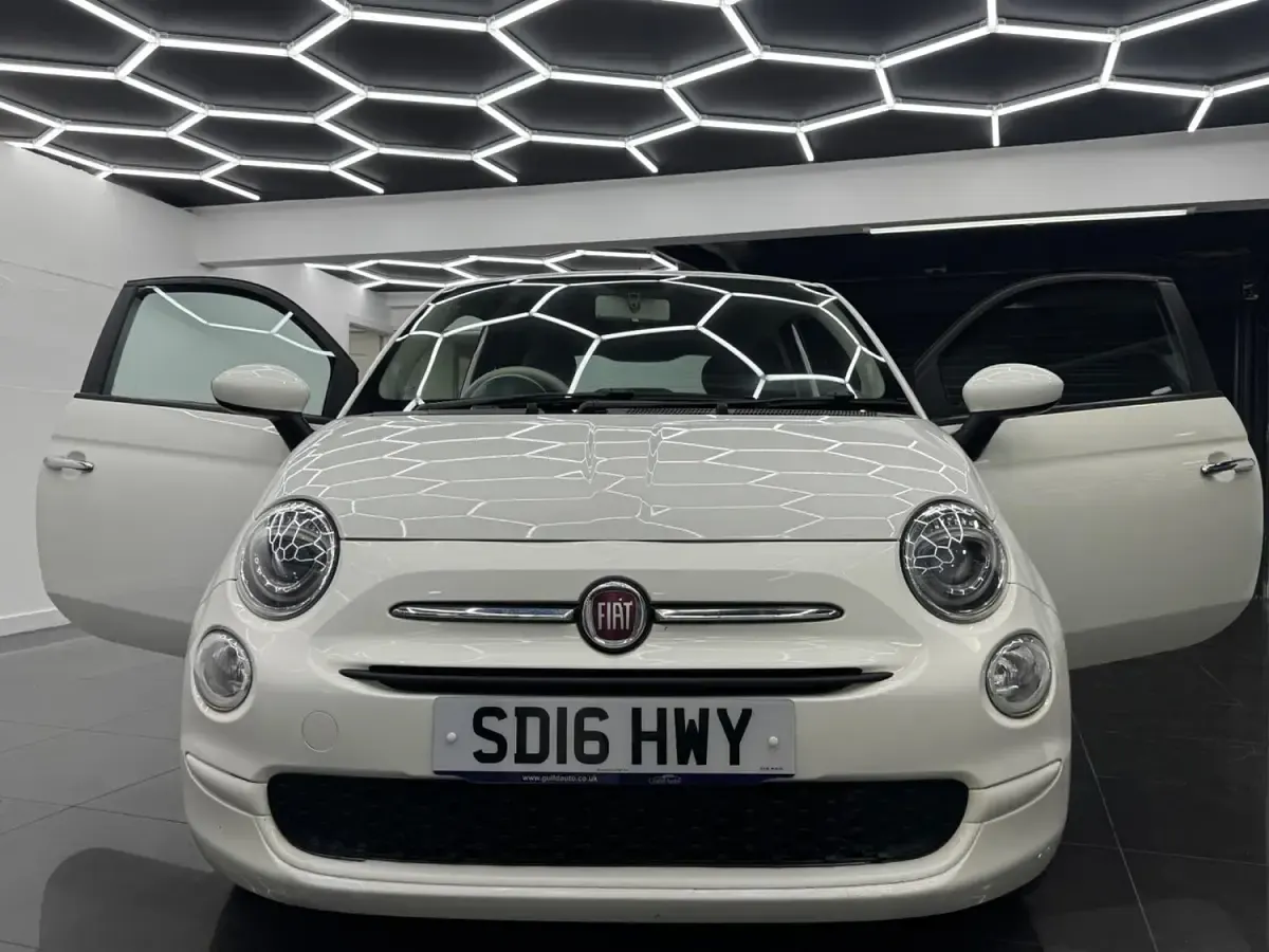 Used Fiat 500 Pop Star 69 HP (50 kW) 2016 White Hatchback