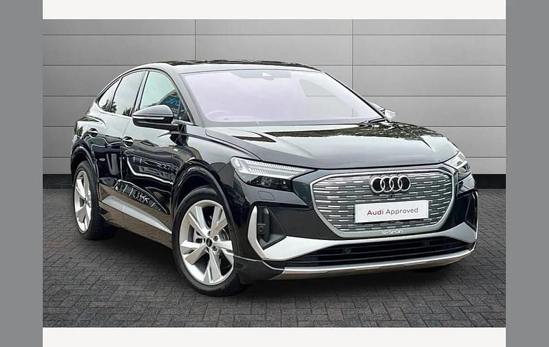 Black Used 2024 Audi Q4 Sportback e-tron S-Line SUV | £38,895 (Fair price) - Image 1/4