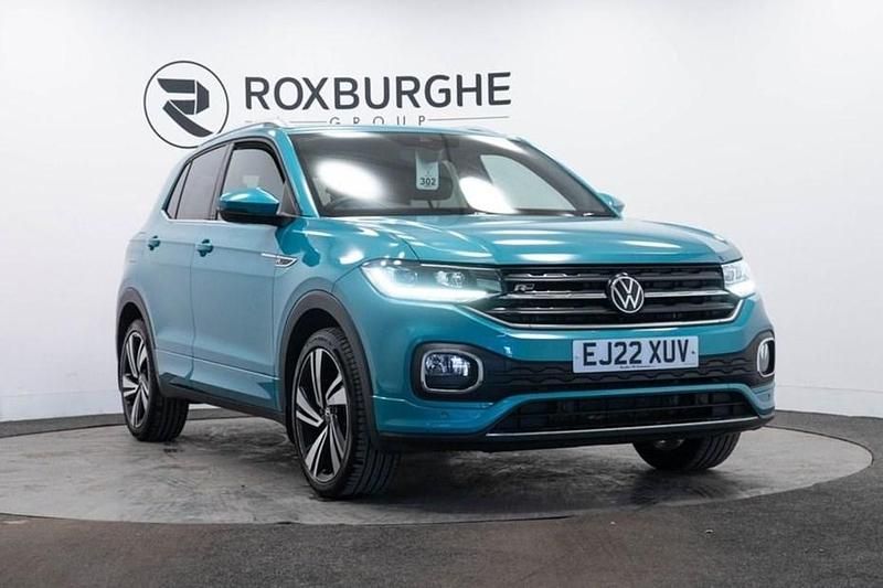 Turquoise Used 2022 VW T-Cross R-line SUV | £15,995 (Good price) - Image 1/1