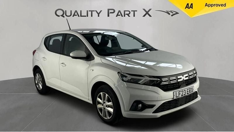 White Used 2023 Dacia Sandero Expression Hatchback | £9,699 (Super price) - Image 1/4