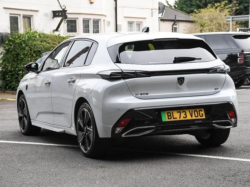 White Used 2024 Peugeot e-308 GT Hatchback | £17,896 (Fair price) - Image 1/4