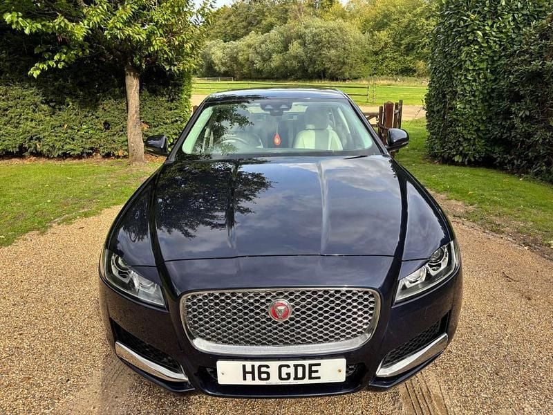Blue Used 2018 Jaguar XF Portfolio Sedan | £13,999 (Super price) - Image 1/4