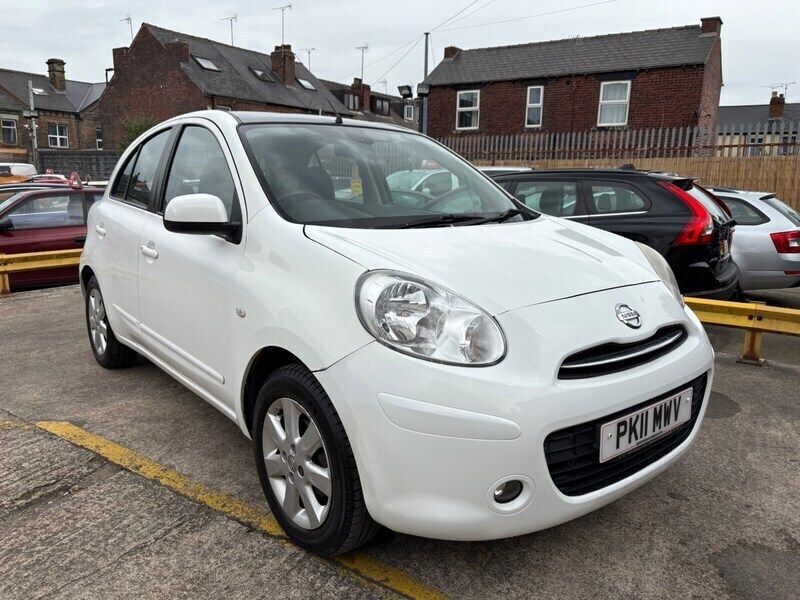 White Used 2011 Nissan Micra Tekna Hatchback | £2,995 (Fair price) - Image 1/4