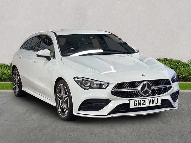 White Used 2021 Mercedes CLA220 AMG line Sedan | £19,099 (Fair price) - Image 1/4