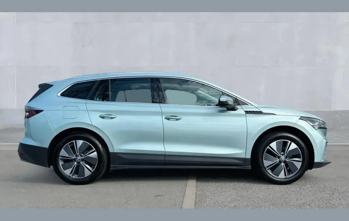 Used Skoda Enyaq iV ecoSuite 150 kW (204 HP) 2023 Arctic silver metallic SUV