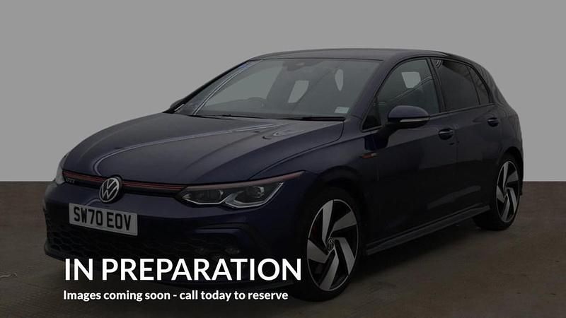 Used VW Golf VII GTI 2020 Blue Hatchback