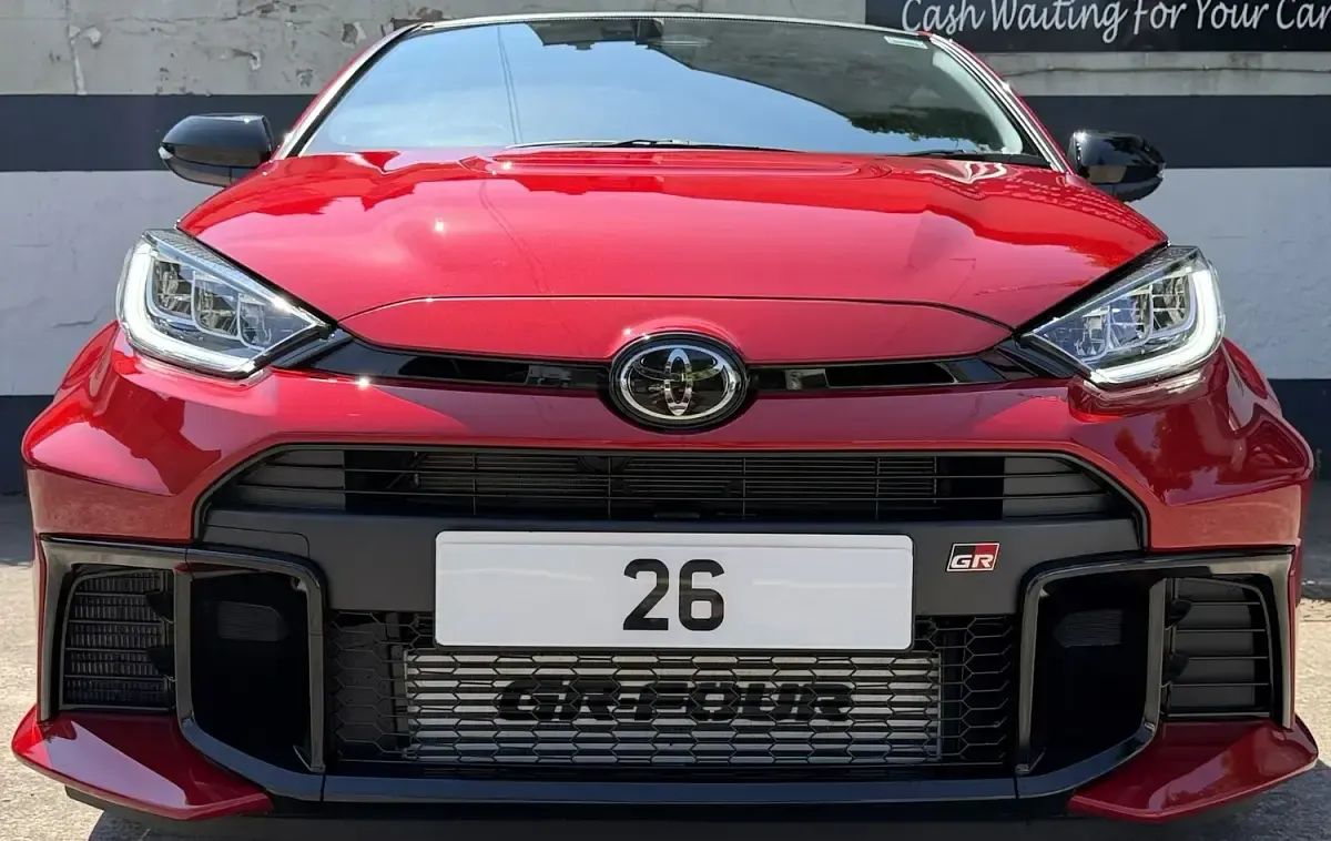 New Toyota Yaris Aero 276 HP (202 kW) 2026 Red Hatchback