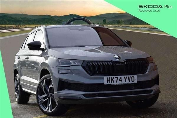 Grey Used 2025 Skoda Karoq SportLine SUV | £30,900 (Fair price) - Image 1/4