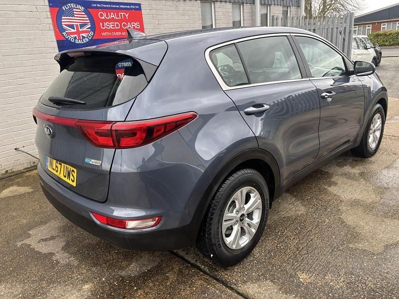 Used Kia Sportage 115 HP (84 kW) 2017 Blue SUV