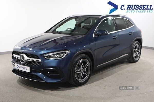 Blue Used 2022 Mercedes GLA180 AMG Line Premium SUV | £27,495 (A bit pricey) - Image 1/4