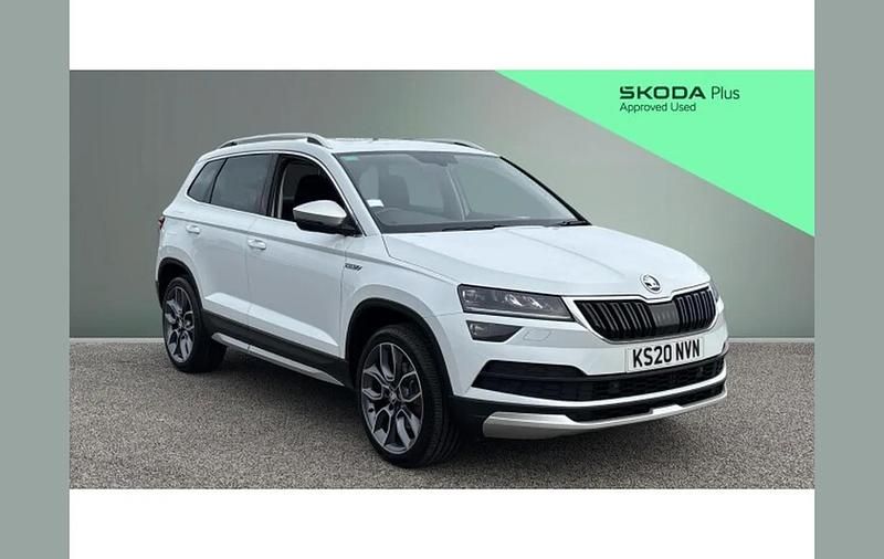 Used Skoda Karoq Scout 4x4 150 HP (110 kW) 2020 White SUV