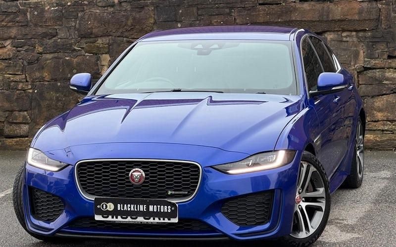 Used Jaguar XE R-Dynamic 179 HP (131 kW) 2020 Blue Sedan
