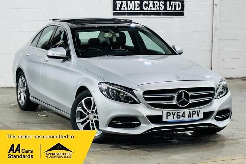 Used Mercedes C220 Premium 170 HP (125 kW) 2014 Silver Sedan