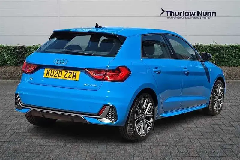 Used Audi A1 Sportback S-Line 116 HP (85 kW) 2020 Blue Hatchback