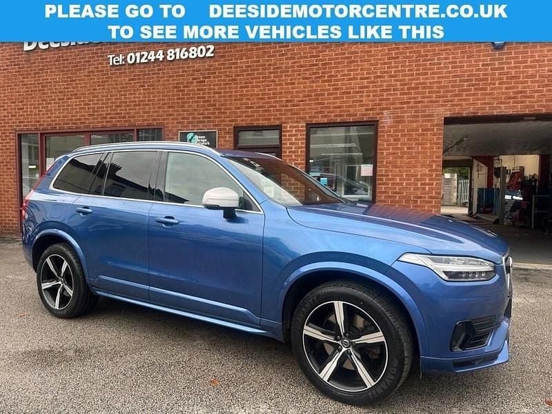 Blue Used 2018 Volvo XC90 R-Design SUV | £29,495 - Image 1/3