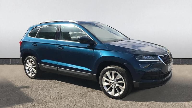 Blue Used 2020 Skoda Karoq SE L SUV | £18,298 (Fair price) - Image 1/4